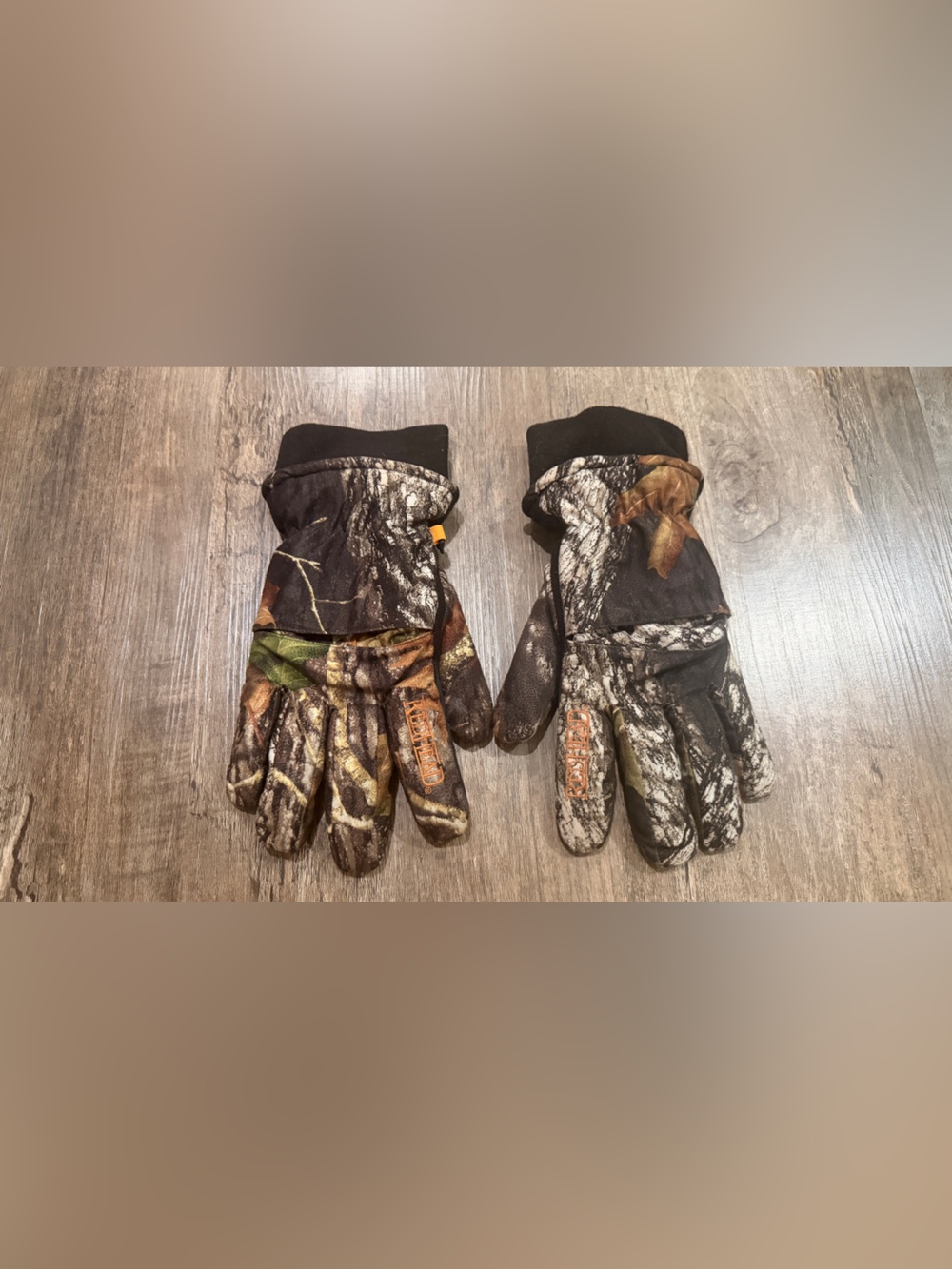 RedHead men’s ' Camouflage Insulated Hunting Gloves - Brown/Green